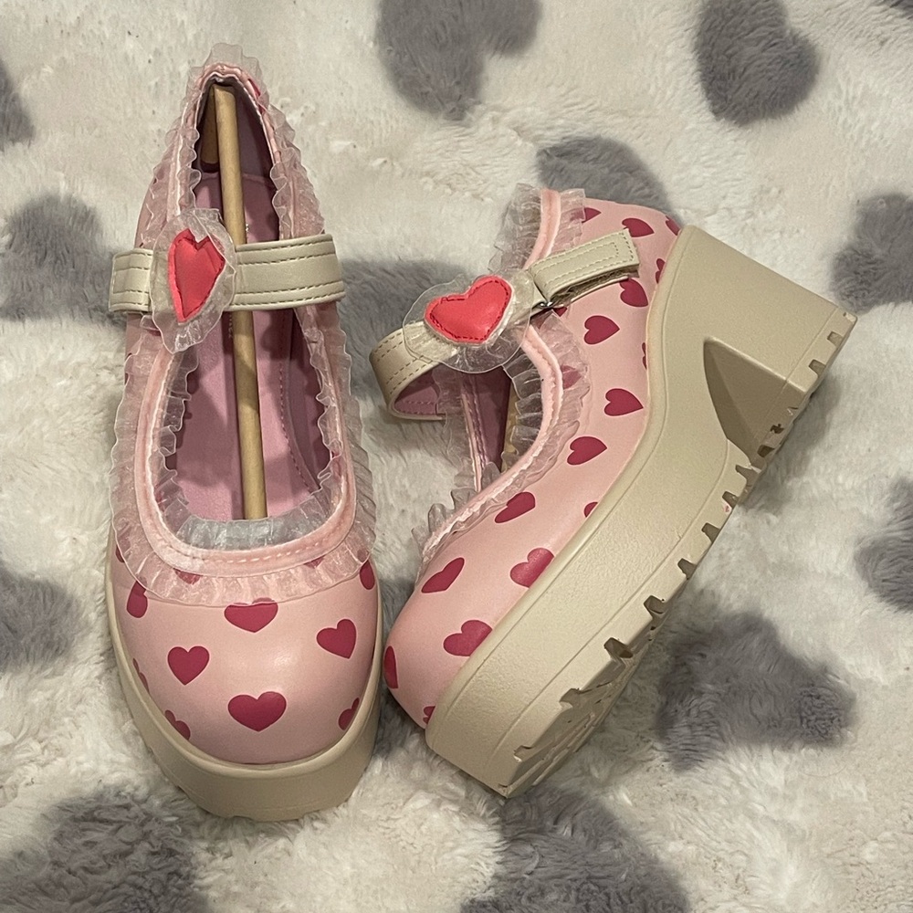 Melanie Martinez X Koi Sweetheart Mary Janes Women’s Size US 6/UK 4 NEW